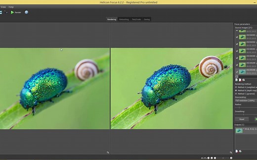 焦点堆叠 Helicon Focus 快速入门