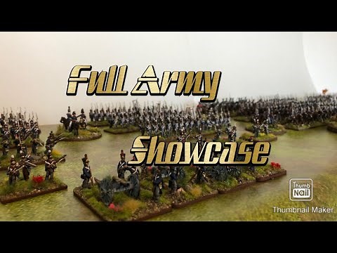 Napoleonic AB miniatures full army Showcase. 1815 Netherlands
