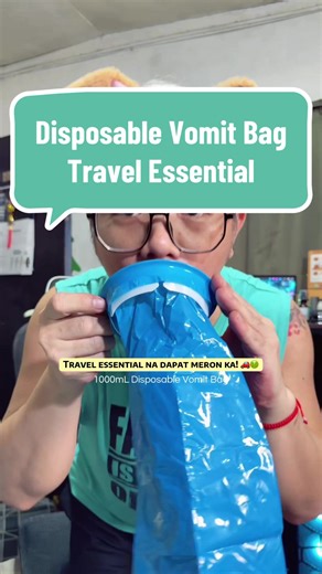 Essential Travel Item: 1000ML Disposable Vomit Bags