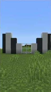automatic door in minecraft