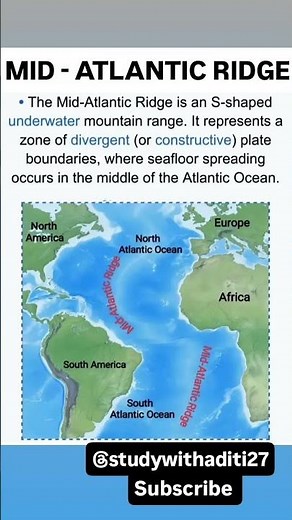 Mid - Atlantic ridge #shortsfeed#short video#mountain range