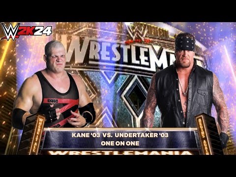 WWE 2k24 - Kane '03 vs Undertaker '03: Single Match at Wrestlemania XX