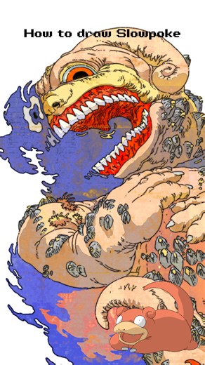 popodoodle studio on Instagram: "“How to Draw a Bokémon” Model: Slowpoke hellooooy! popodoodle here! Just swinging by to posts some silly doodles, drawn on procreate (iPad) with Narinder Pencil (brush). I hope you’ll enjoy these silly and slightly horrific illustrative work! If you have a moment, Please: - Add Note - Like - Share - Comment - Save THANK YOU . -. .— — -.— .-.. .. ..-. . .— .... .. .-.. . .. - .-.. .- ... - ... ☻ #popodoodle #pokemon #pokémon #bokémon #bokemon #ポケモン #ボケモン"