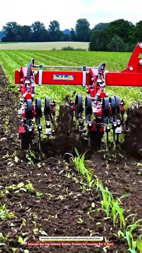 Automatic Row Crop Cultivator Machine – Precision Soil Loosening (Est. 12 Rows)