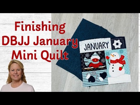 Finishing the #DBJJ January Mini Quilt Using Magnets! The Stitchuation Room, 1-8-26