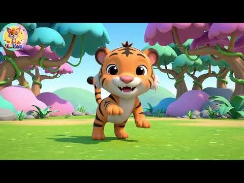 Roar Roar Baby Tiger Jungle Wiggle | Nursery Rhymes for Kids | Baby Songs for Toddlers | Animal