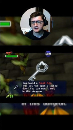 Most important kay to find in the Forest Temple in Ocarina of Time! #nintendo #zelda #oot