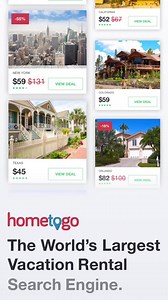 More than 15 million properties from over 300 holiday rental websites | HomeToGo