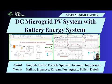 MATLAB Implementation of DC Microgrid PV System with Battery Energy System | PV System with Battery