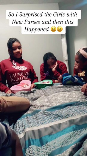 My Glamour Girl can be so UNGRATEFUL sometimes 😫 she’s mad because her sisters got their favorite colors and she didn’t 🤦🏽‍♀️ She loves the color PURPLE but I couldn’t find it in that color so i just thought she would be happy with the green 🥺 #fyp #viralvideo #kidsoftiktok #afterschool #surprisefail #powerpuffsgirls