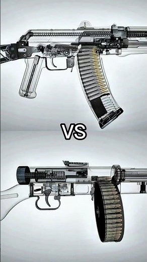 AKS 74 vs PPD 40 #shorts