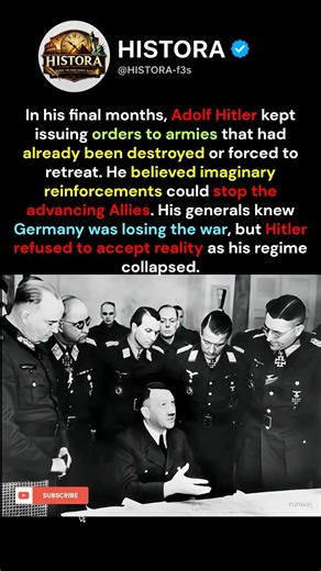 Hitler Kept Giving Orders to Armies That No Longer Existed 😳�