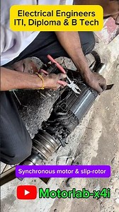 Slip ring Rotor, SYNCHRONOUS MOTOR #electricmotor #3phaseinductionmotor #scienceexperiment #electric