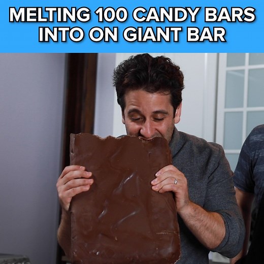 10M views · 4.8K shares | We Made A Giant Candy Bar Out Of 100 Candy Bars | Tasty | Facebook