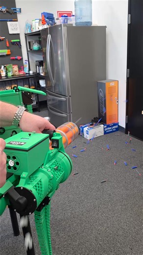 DrFlux on Instagram: "I Made a Real Working Nerf Minigun! #3dprintedblaster #nerfminigun #minigun #tf2minigun #falloutminigun #40kminigun #3dprintednerf Now live at Kickstarter: https://www.kickstarter.com/projects/gatlingtommy/moab-kit-the-ultimate-3d-printable-dart-blaster-project?ref=9z54wp"