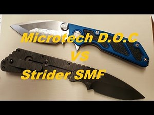 Comparison Strider SMF and Microtech DOC