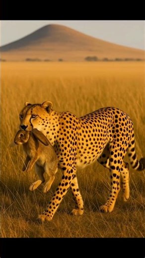 Cheetah vs Rabbit: The Final Chase #wild