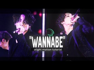 "WANNABE" - KPOP TIKTOK TREND ALIGHT MOTION TUTORIAL | BTS | TRENDING | ARIRANG | AM | JUNGKOOK | AM