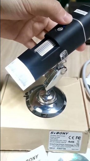 SVBONY SV606 Wireless Handheld 50X-1000X Stepless Zoom WIFI Digital Microscope