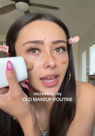 Recreating My First Ever Makeup Routine