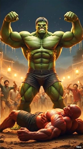 Hulk vs Red Hulk🤯| Emotional Story"#hulk #ai #shorts #short#short feed