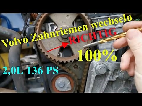 Volvo timing belt change / Volvo V50 V70 C30 C70 S40 timing belt change / Change Timing Belt Volvo