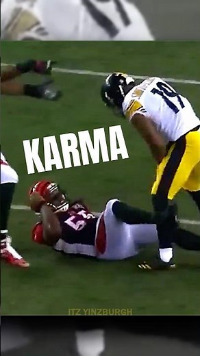 Burfict Finally Met Karma 💀 #nfl #football #steelers