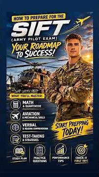 How to Prepare for your Army Pilot or Warrant Officer (SIFT)Exam.#armyaviation #armyaviation