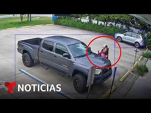 Un intento de secuestro y los gritos de la víctima quedan registrados en video | Noticias Telemundo