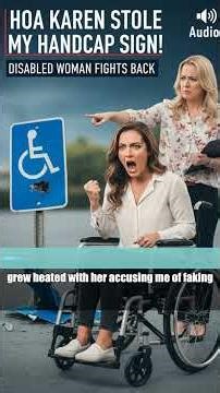 HOA Karen Removed My Handicap Sign - Shocked By Federal Arrest!