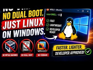 Run Linux Inside Windows (It’s Actually Insane) | WSL | Windows Subsystem for Linux