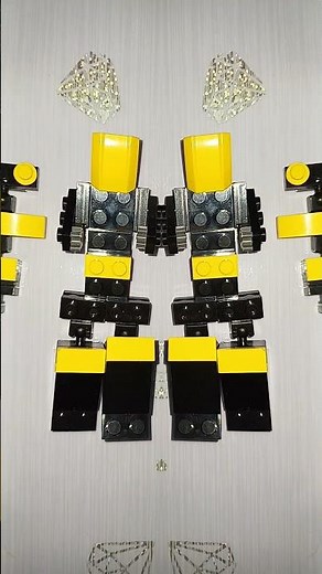 LEGO Bumblebee Transformation 🐝🤖 | Mini Transformer Build