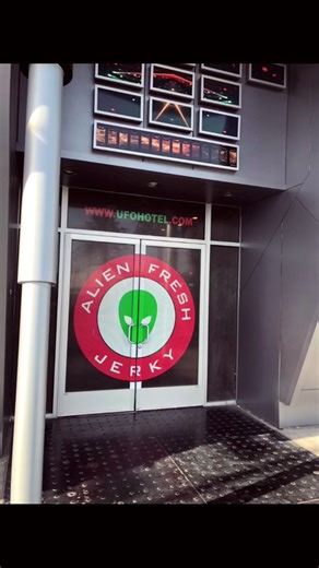 Alien Fresh Beef Jerky in Baker, California! #alienfreshjerkey #alienfresh #baker #bakercalifornia #vegasroadtrip #roadtrip