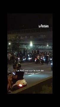 PSG Champions: Unruly behavior and impromptu football on the ring road