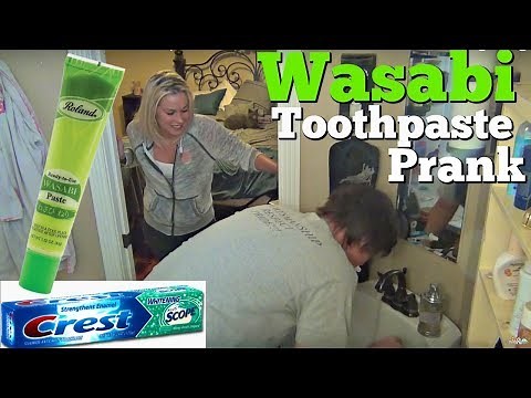 WASABI TOOTHPASTE PRANK - Girlfriend and Boyfriend Pranks