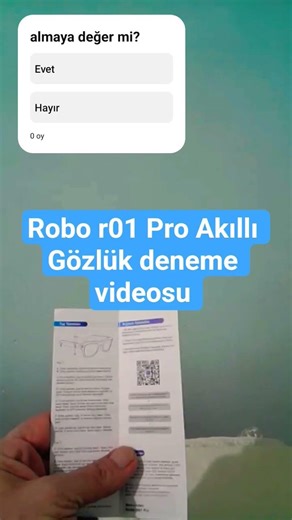 robo r01 Pro Akıllı Gözlüğün video kalitesini denedim #akıllıgözlük