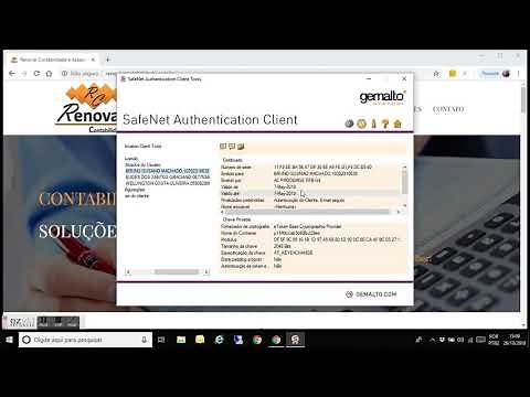 Visualizar validade do certificado digital A3 (Token Alladin e Safenet)