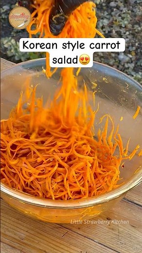 The best Korean style carrot salad recipe👌🏻