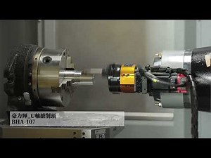 臥式加工機U軸搪削頭應用. U-axis Boring Head Apply for Horizontal Machining Center.JMH400.鉅業精機.Millstar.