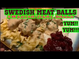 How to make Delicious Swedish Meatballs