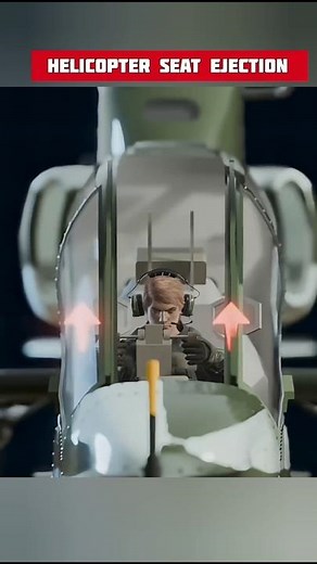 Helicopter seat ejection system
