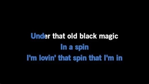 Karaoke That Old Black Magic - Rod Stewart - CDG, MP4, KFN - Karaoke Version