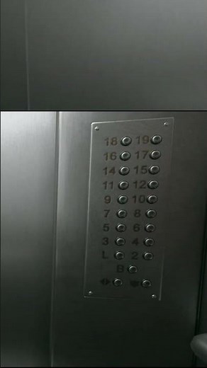 Office Elevator Drama: Suspenseful Ride from Floor 2 to 1! #shorts