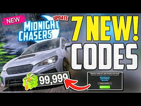 ⚠️March!⚡[CODES]⚠️MIDNIGHT CHASERS:HIGHWAY RACING ROBLOX CODES 2026