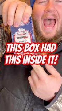 This Topps Chrome Box Had This In It! #boxopening #packopening #productreview #sportscards #sports