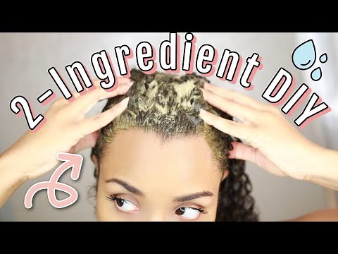 Homemade Shampoo for HEALTHY CURLY HAIR | 2-Ingredient Natural DIY