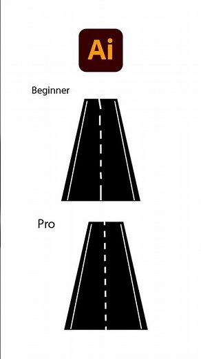 The SECRET To Applying Perfect DASHED LINES In Illustrator #adobeillustrator #illustratortips