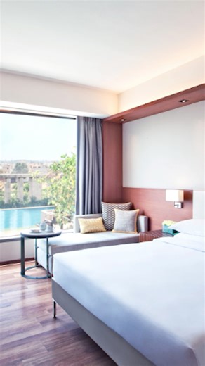 Indulge in the epitome of relaxation with a staycation at Hyatt Regency Amritsar. Immerse yourself in luxury, unwind in comfort, and discover the vibrant essence of the city—all while experiencing our unmatched hospitality. Your perfect getaway beckons, promising a sanctuary of warmth, comfort, and unparalleled luxury. To book your stay call us at 91 8054000258 #WorldOfHyatt #HyattHotels #HyattRegency #HyattRegencyAmritsar #Amritsar #Staycation | Hyatt Regency Amritsar