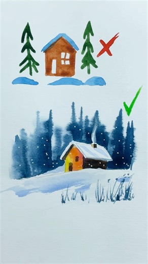 Paint a house 🏡 Please like and subscribe to the channel to see more tutorials!