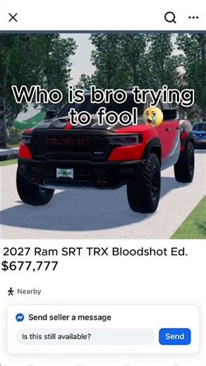 Who is bro trying to fool😭🙏